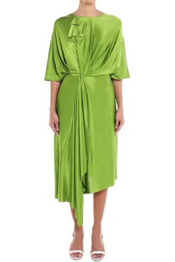 Cape Sleeve Cut Out Dress