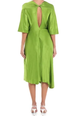 Cape Sleeve Cut Out Dress