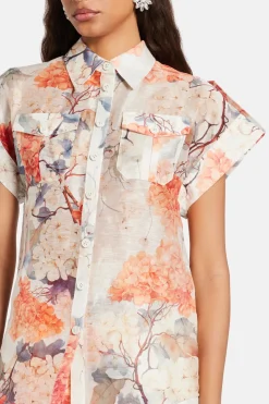 Catarina Hydrangea Blouse
