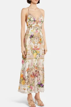 Chain Detail Slip Maxi Dress