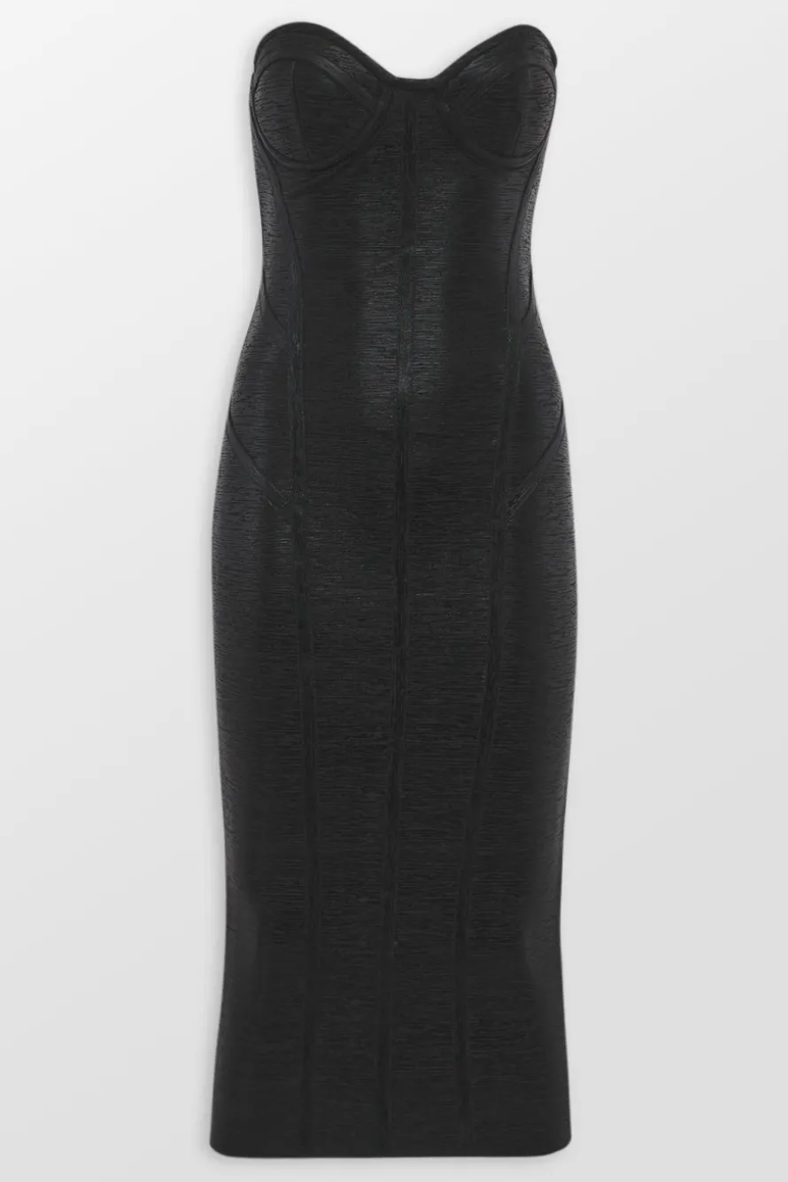 Charlize Knit Short Dress