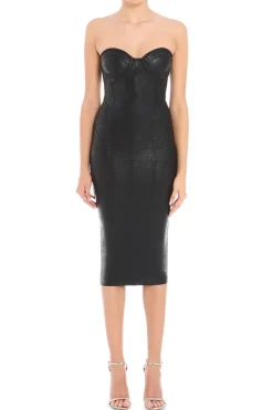 Charlize Knit Short Dress
