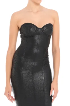 Charlize Knit Short Dress