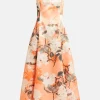 Charlotte Hydrangea Maxi Dress