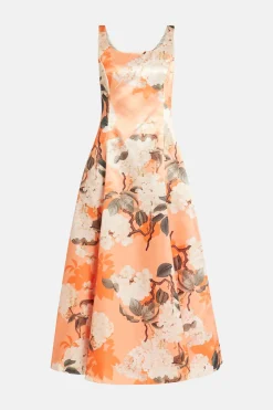 Charlotte Hydrangea Maxi Dress