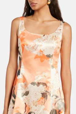 Charlotte Hydrangea Maxi Dress