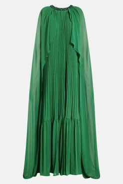 Chiffon Cape Evening Dress