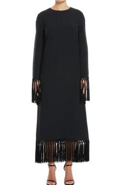 Claudia Fringe Maxi Dress