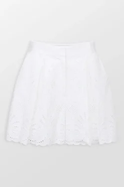 Cotton Embroidery Shorts