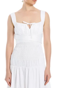 Cotton Midi Dress