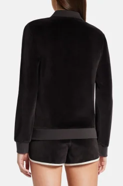 Crest Velour Polo T-Shirt