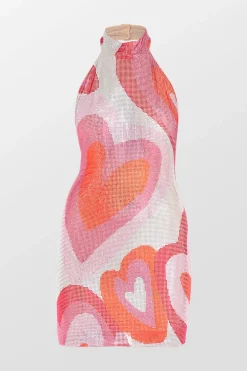 Crystal Backless Mini Dress