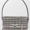 Crystal Bow Baguette Bag