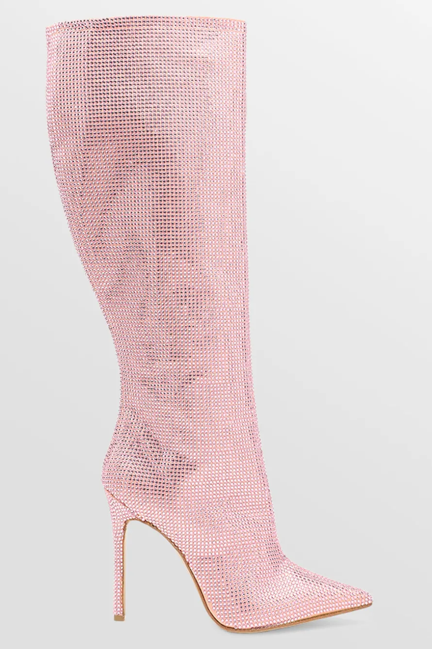 Crystal Embellished Boots