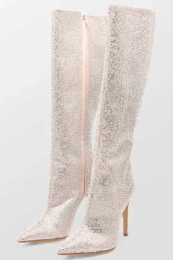 Crystal Embellished Boots