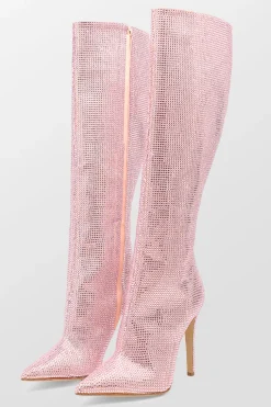Crystal Embellished Boots