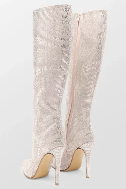 Crystal Embellished Boots