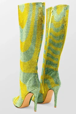 Crystal Embellished Boots