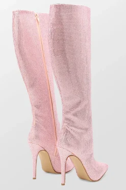 Crystal Embellished Boots