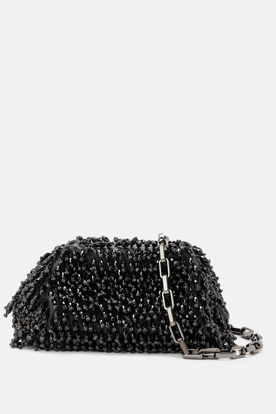 Crystal Embroidery Clutch Bag