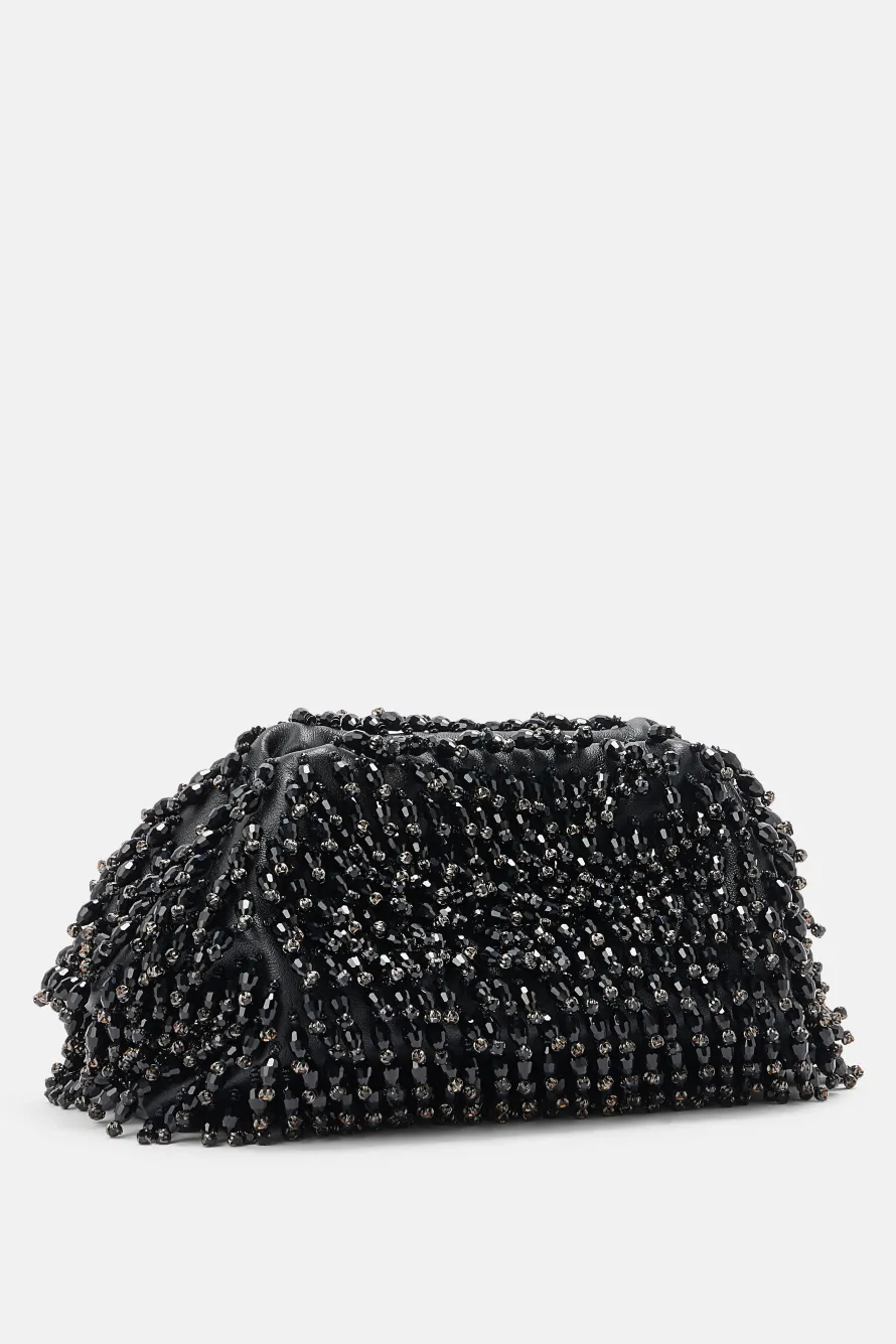 Crystal Embroidery Clutch Bag