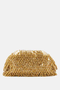Crystal Embroidery Clutch Bag