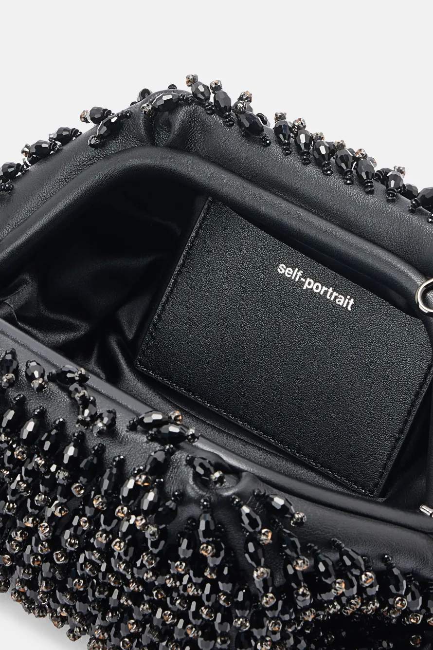 Crystal Embroidery Clutch Bag