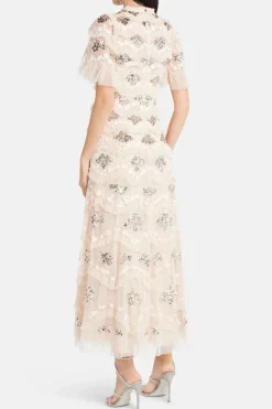 Daisy Wave Sequin Evening Dress