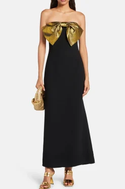 Dali Crepe Bow Evening Dress