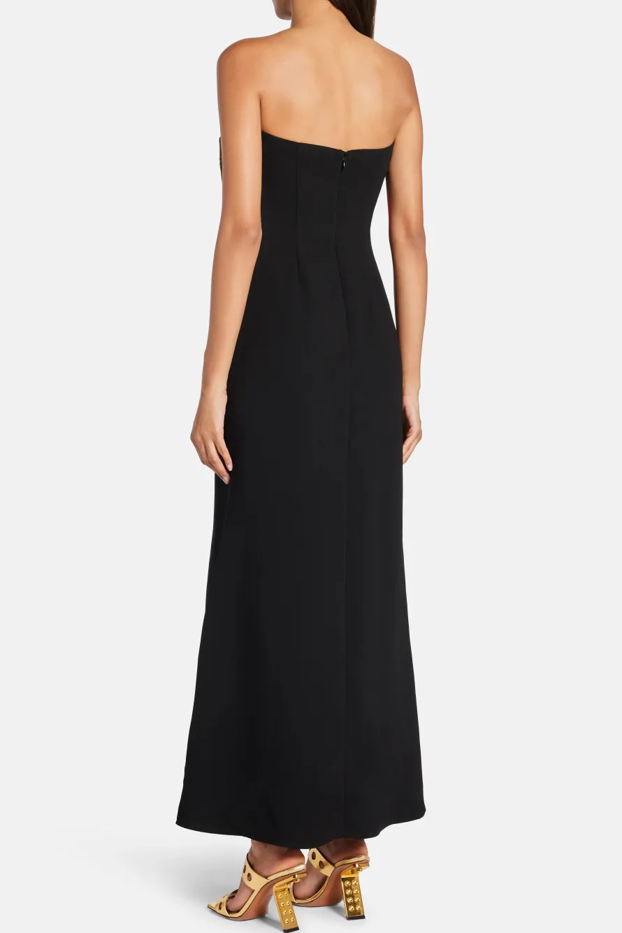 Dali Crepe Bow Evening Dress