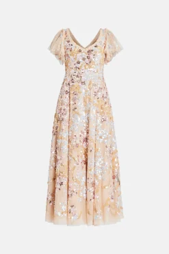 Dancing Ribbon Maxi Dress