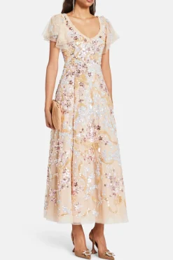 Dancing Ribbon Maxi Dress