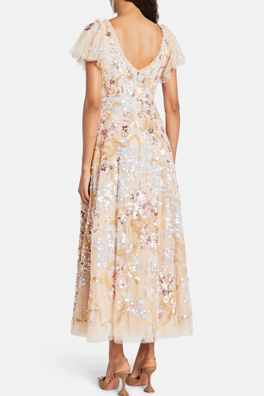 Dancing Ribbon Maxi Dress