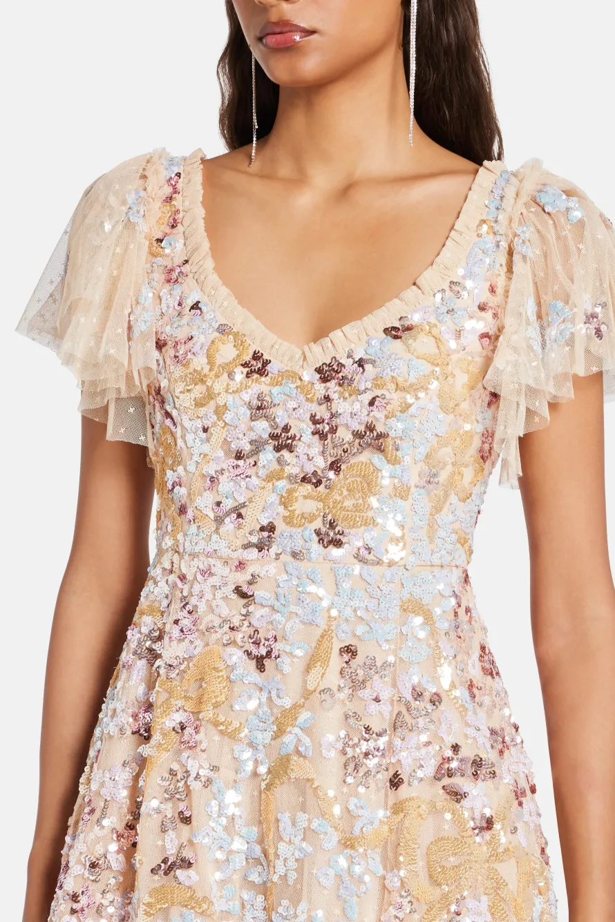 Dancing Ribbon Maxi Dress