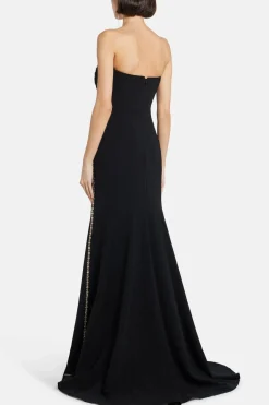 Dash Embellished Evening Gown