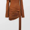 Diamante Off Shoulder Mini Dress