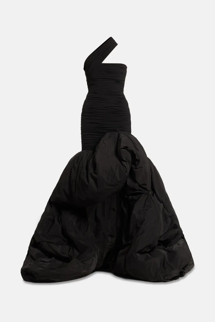 Draped Evening Gown