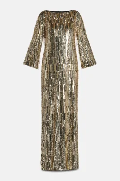 Eartha Embellished Evening Gown