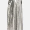 Eleonore Sequins Evening Dress in Silver