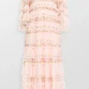 Emily Lace Sequin Evening Dress