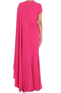 Evening Dress With Cape