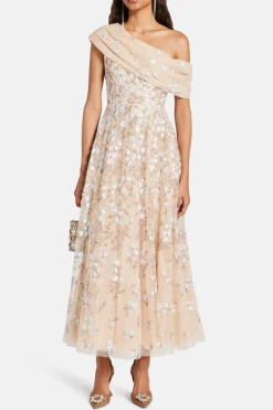 Everett Bloom One Shoulder Maxi Dress