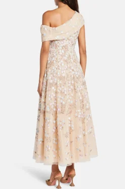 Everett Bloom One Shoulder Maxi Dress