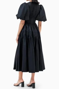 Fallingwater Ruched Midi Dress