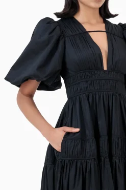 Fallingwater Ruched Midi Dress