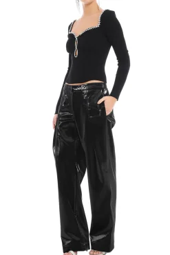 Faux Leather Pants