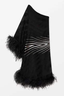 Feathered Guinness Dresss