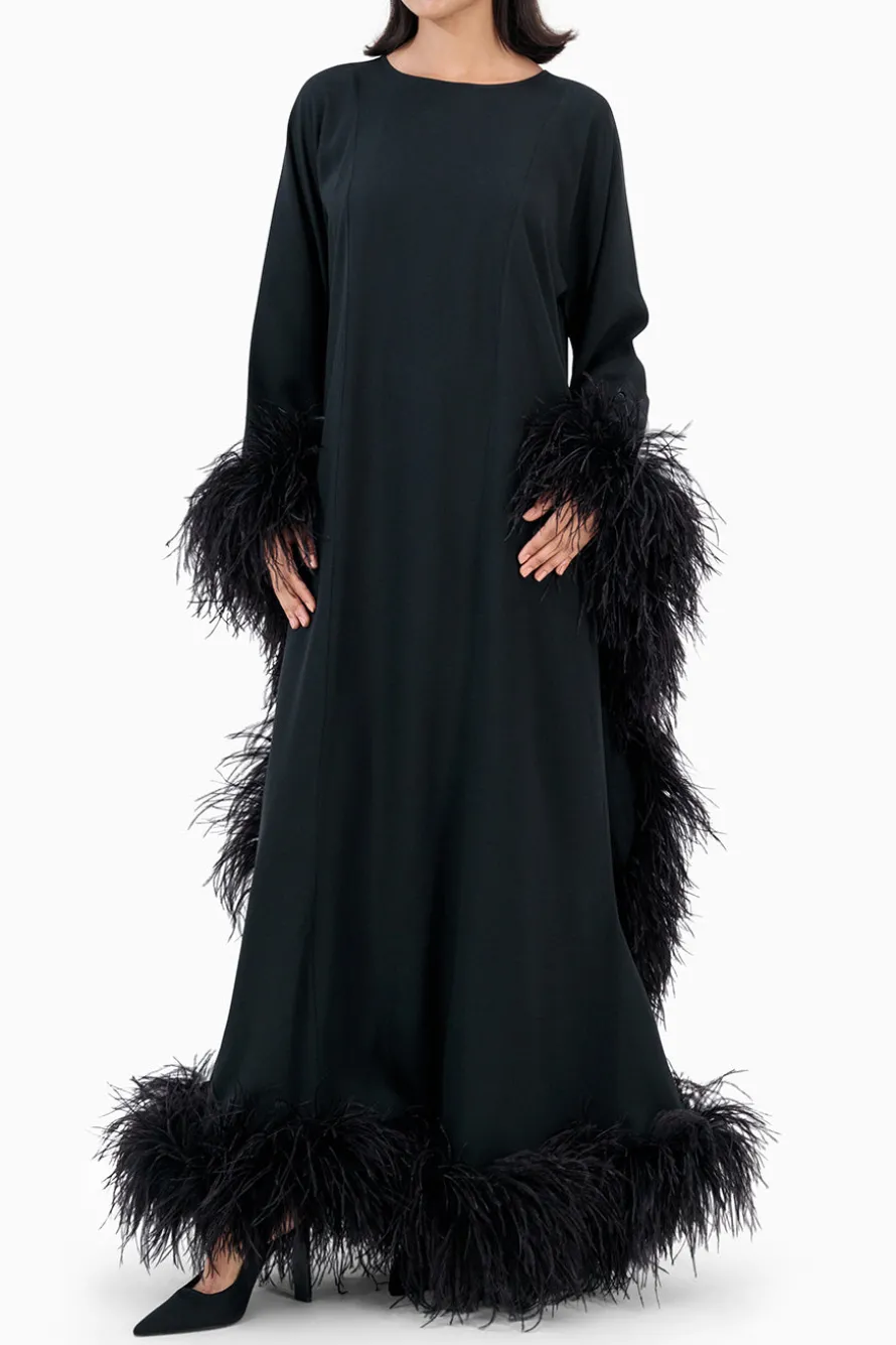 Feathered Moonbar Kaftan
