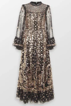 Fern Sequin Evening Dress