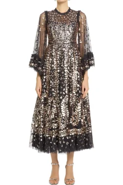 Fern Sequin Evening Dress